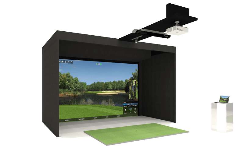 aboutGOLF aG Sim Kit 15′ Complete Golf Simulator — manufacturer rendering