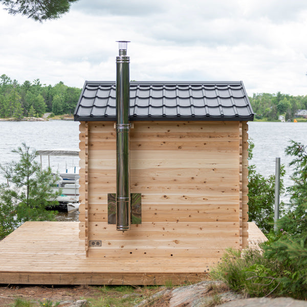 Georgian cabin sauna detail